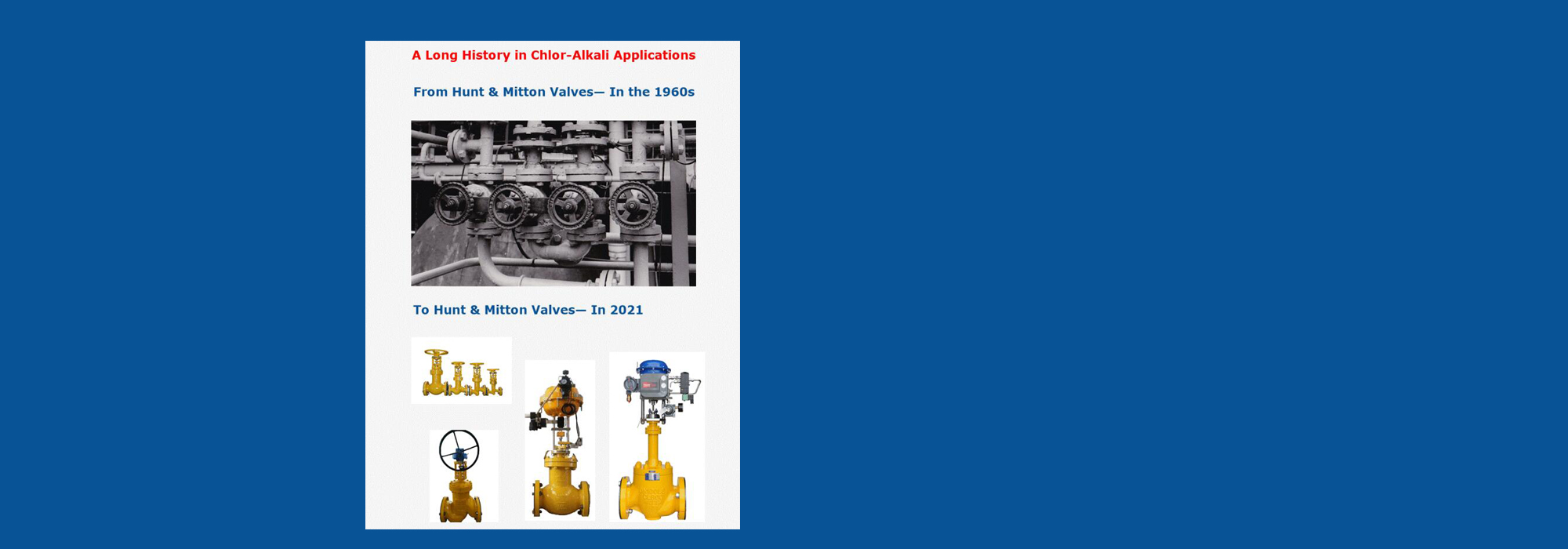 hunt and mitton hazardous chemical valves for chlorine applications